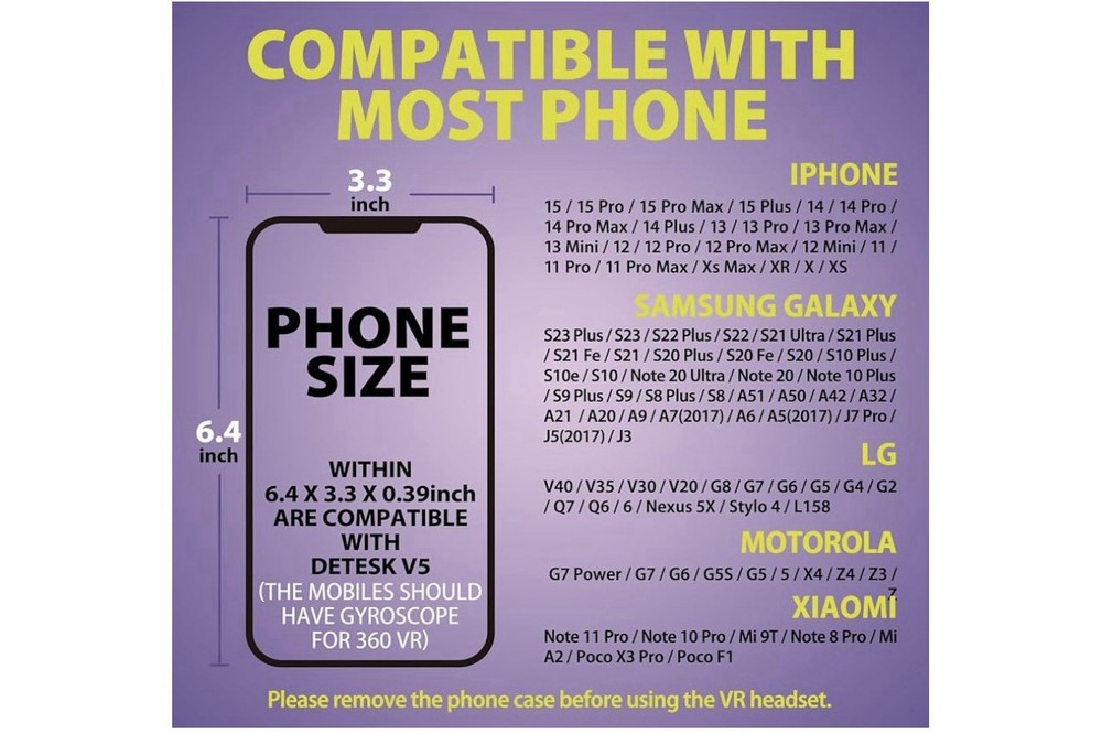 DESTEK V5 VR Headset with Bluetooth Controller