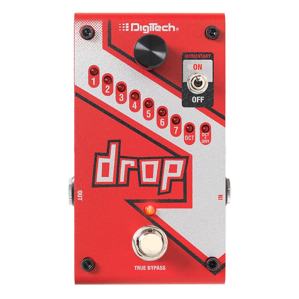 DigiTech Drop Polyphonic Drop Tune Pedal - Red