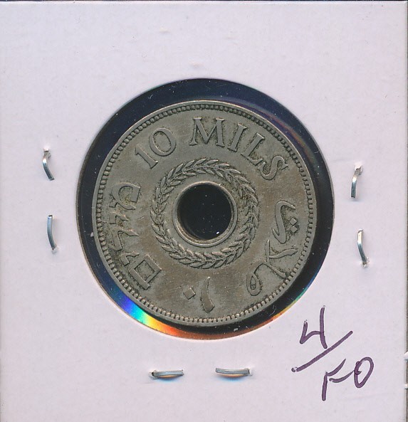 PALESTINE - 1939 - 10 MILS - #6478