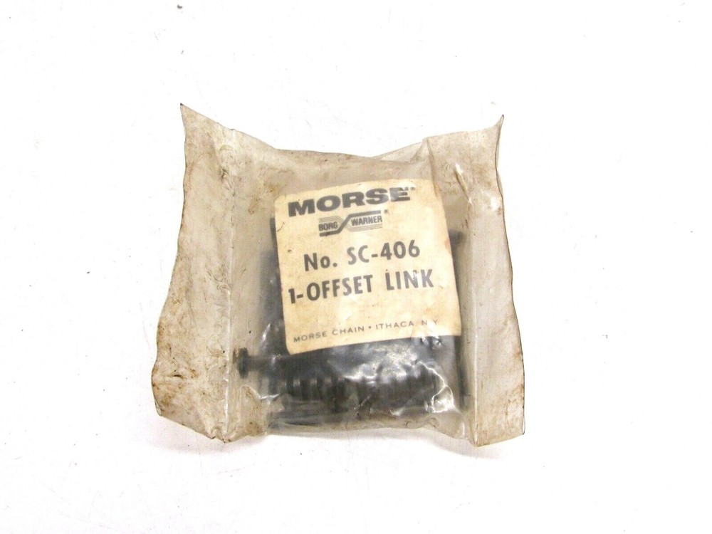 NOS! MORSE OFFSET LINK W/ HARDWARE, NO. SC-406