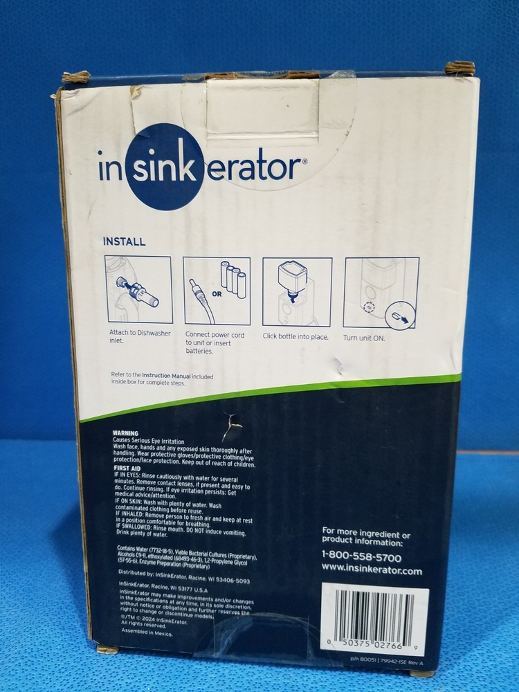 InSinkErator BOOST Injection System with Septic Guard Solution BST-SG