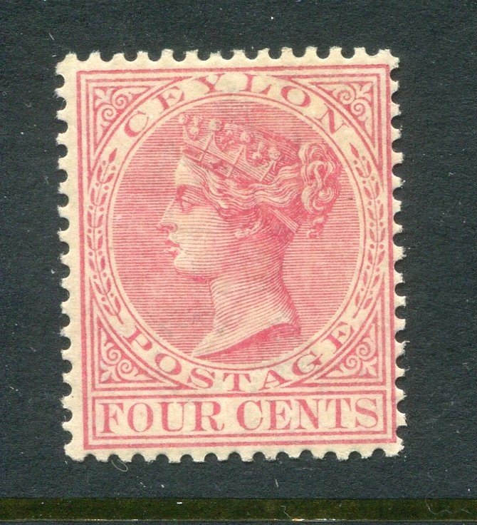 Ceylon #89 Victoria 4 P. [Mint Hinged]