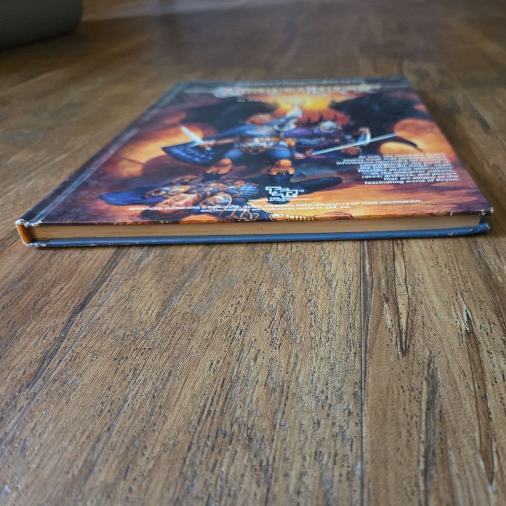 AD&D DragonLance Adventures TSR 1987