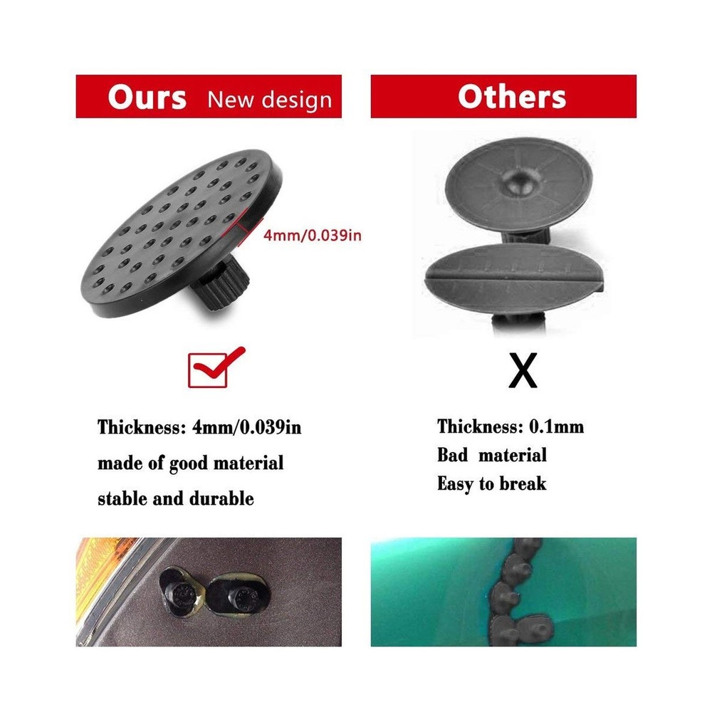 Gliston Auto Dent Puller Kit - Adjustable Golden Dent Remover Tools Paintless...