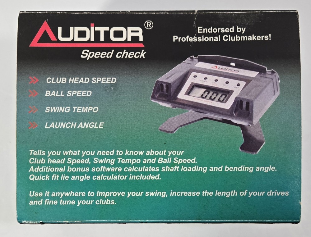 Golfsmith Auditor Golf Swing Trainer ~ Head/Ball Speed ~ Tempo ~ Launch Angle