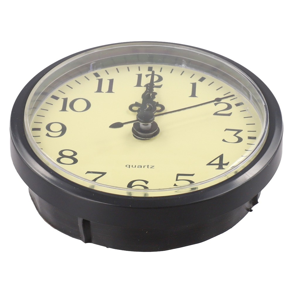 Silent Movement Quartz Clock Insert with Arabic Numbers for DIY Crafting