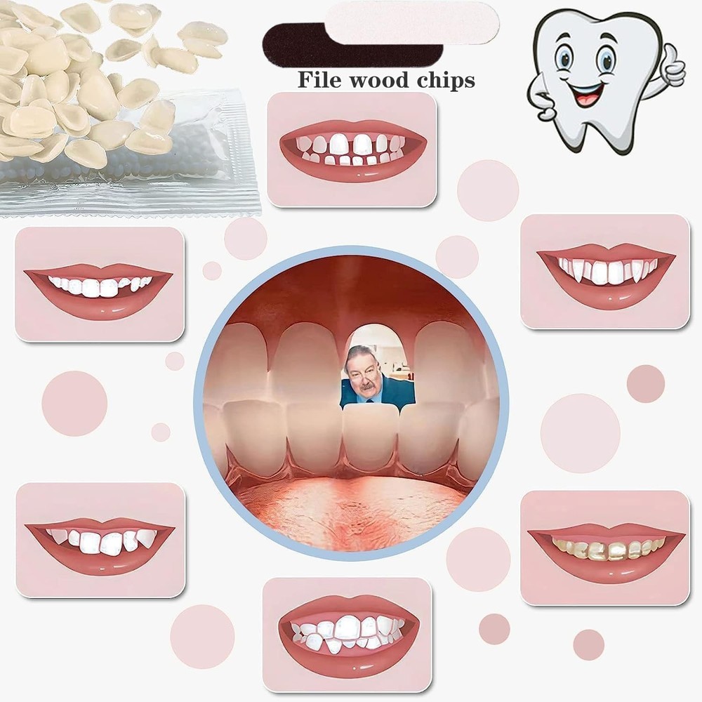 Instant Tooth Repair Solution: Moldable Granules for Missing Teeth Confidence