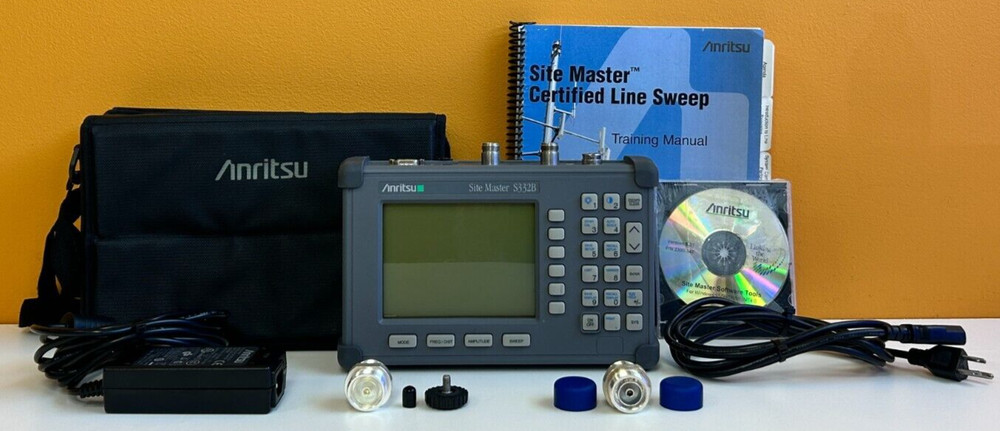 Anritsu Site Master S332B Transmission Line & Antenna Analyzer. Tested + Case!