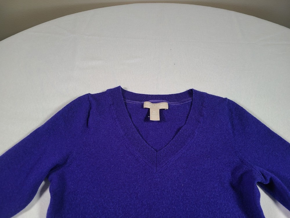 Banana Republic Sweater Womens XS Blue Wool Pullover