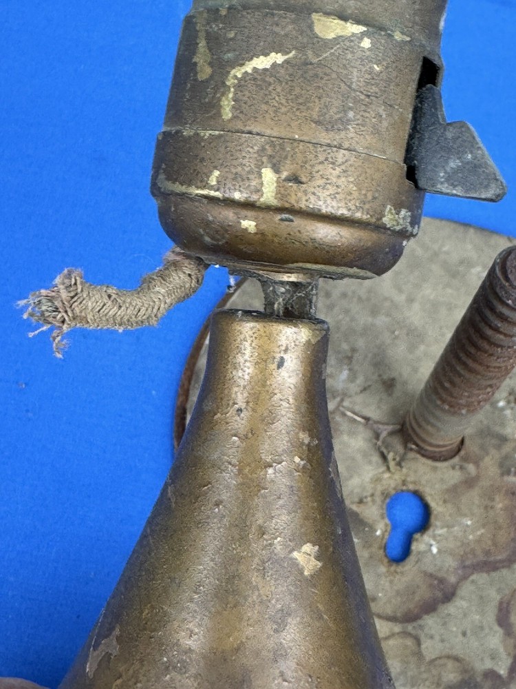 Antique Buss Light w/ Unusual Switch, Articulating Socket ~ Bussman Lighting