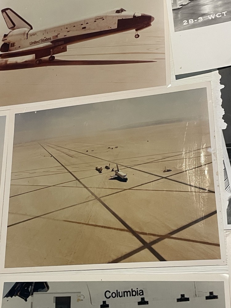 NASA Space Shuttle Columbia Photographs Astronauts Testing Training Edwards AFB