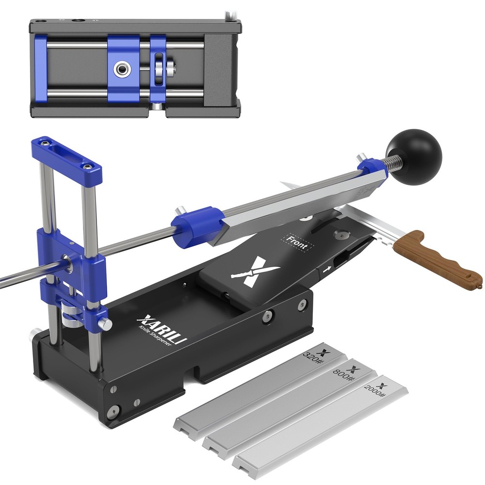 XARILK Foldable Portable Knife Sharpening System, Adjustable Knife Sharpener ...