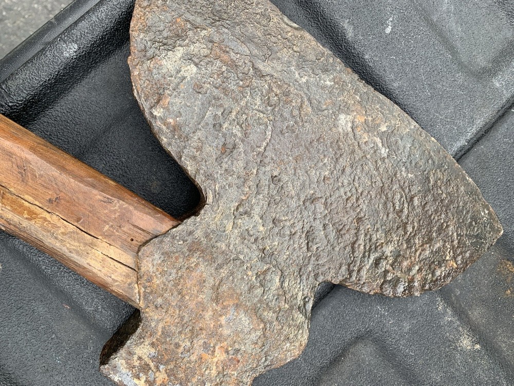 Large Vintage Broad Head Axe