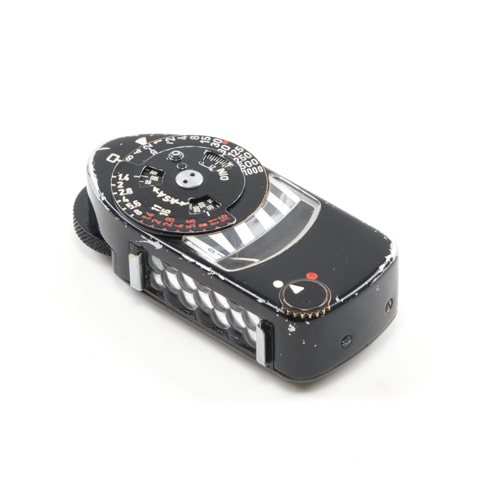 LEICA LIGHT METER MC BLACK PAINT + BOX #5549