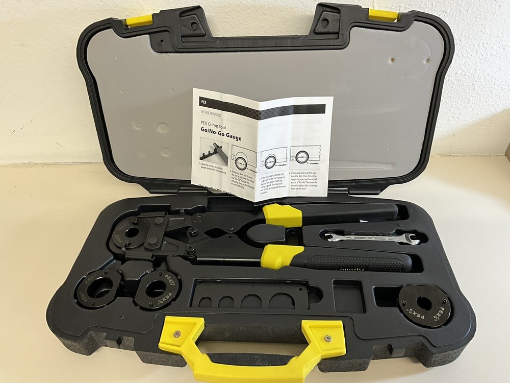 APOLLO PEX MULTI- HEAD CRIMP TOOL KIT # 69PTKH0015K