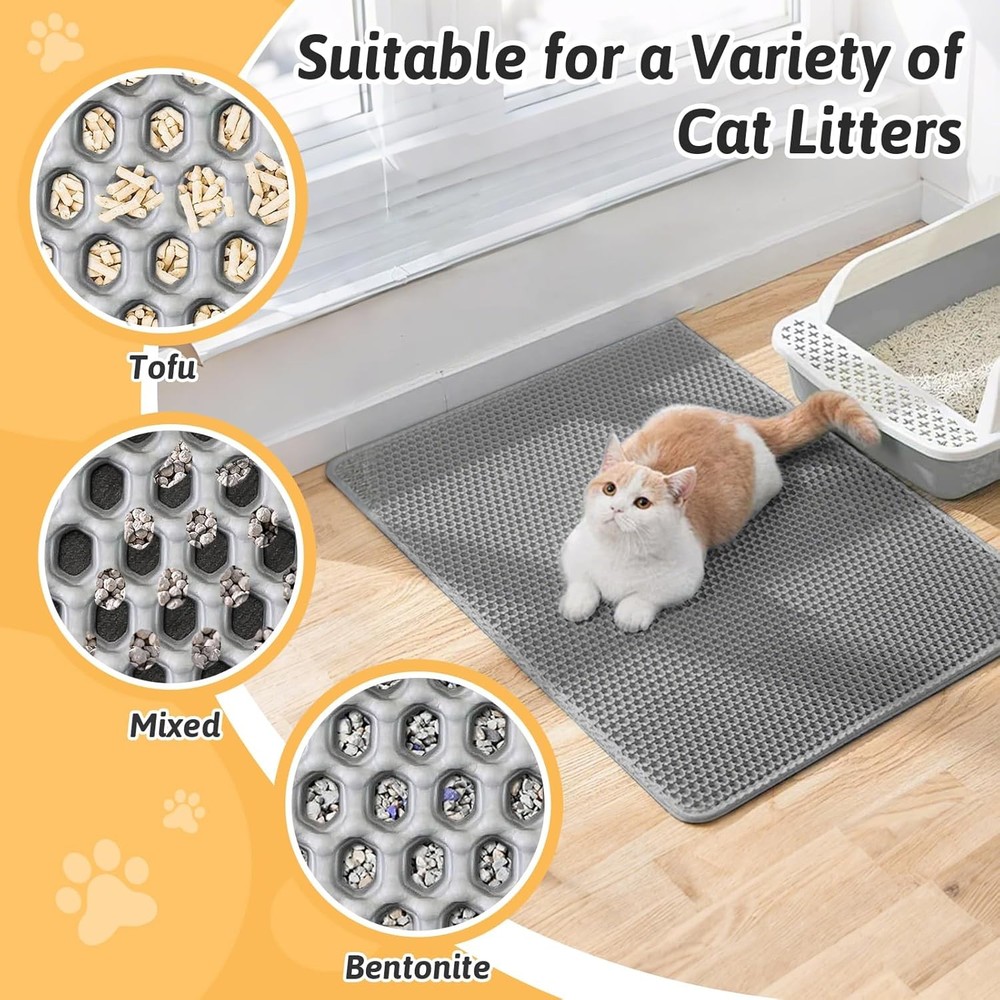 88L Large Smart Automatic Self Cleaing Cat Litter Box with App Control Mat Liner