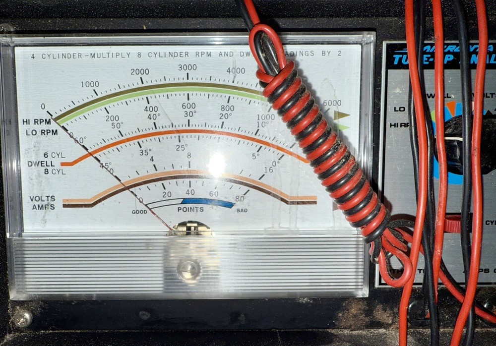 VINTAGE MICRONTA TUNE-UP ANALYZER UNTESTED