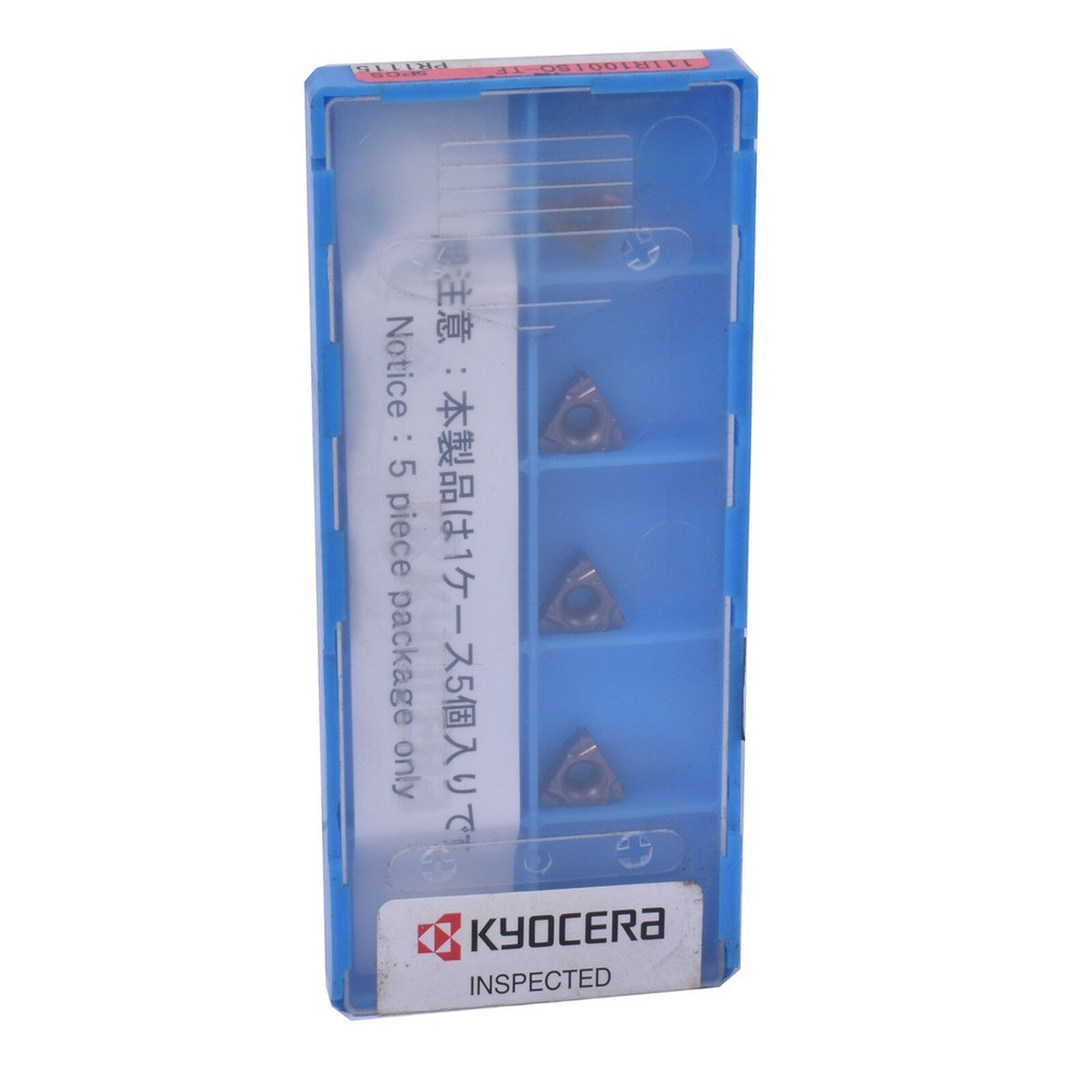 KYOCERA 11IR100ISO INTERNAL THREADING CARBIDE INSERT PR1115  5PC STEELS