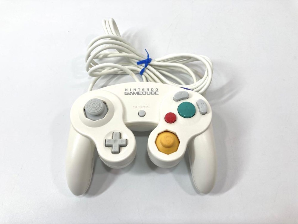 Nintendo GameCube Controller White Official GC Wii Japan DOL-003 Tested Work