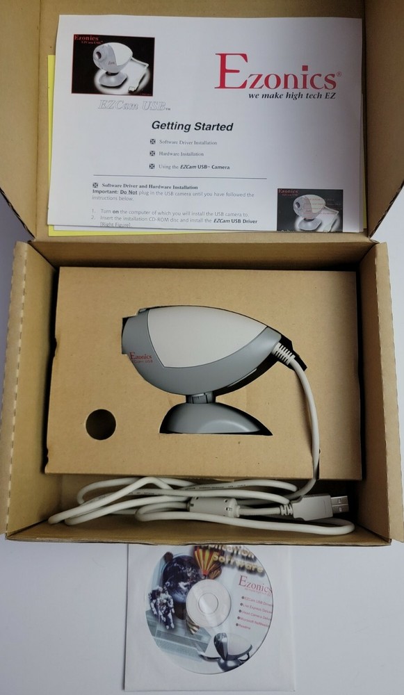 Ezonics EZ-302 Web Cam - USB 3 in 1 PC Digital Video Camera