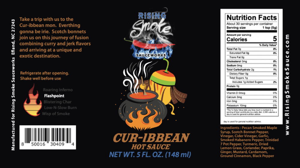 Rising Smoke Cur-ibbean Hot Sauce
