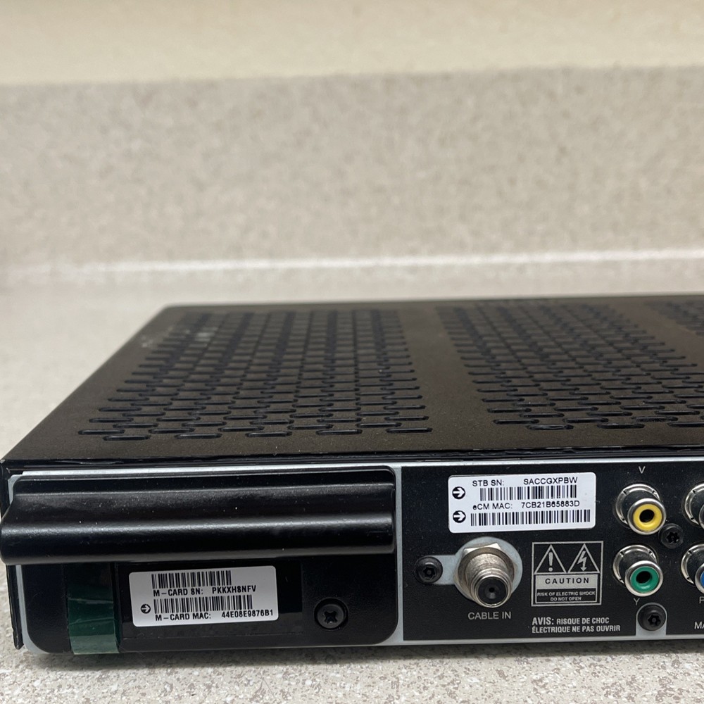 Cisco 4742HDC High-Definition Cable Box DVR Receiver – HDMI, Coax, USB – Tested