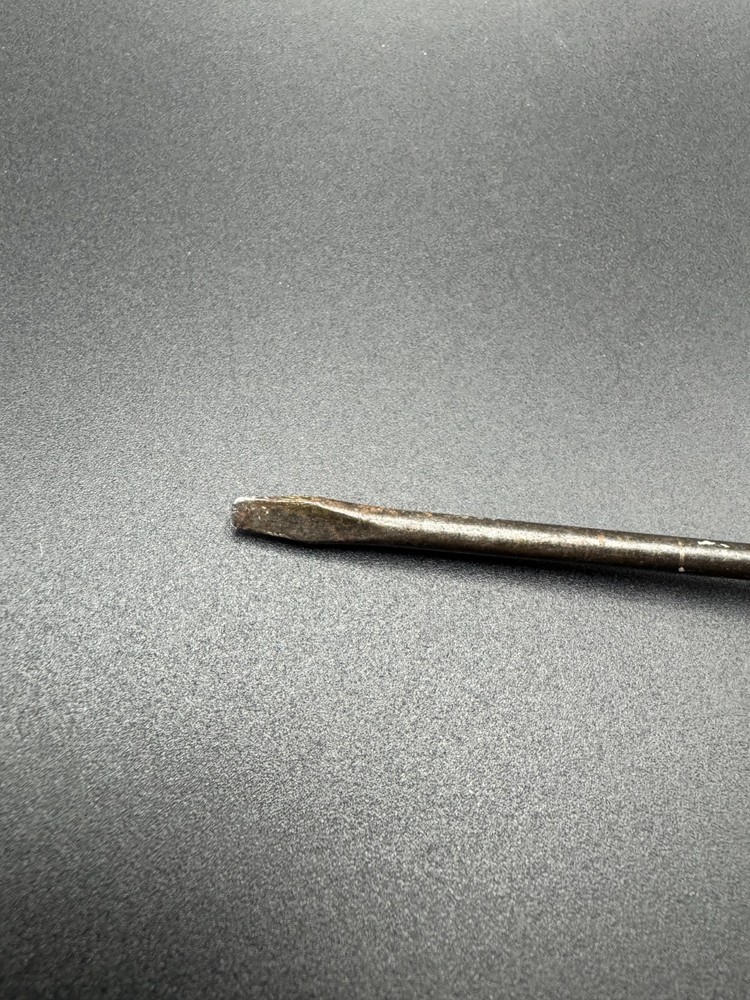 Vintage Wood Handle Flat Head Screwdriver 7"