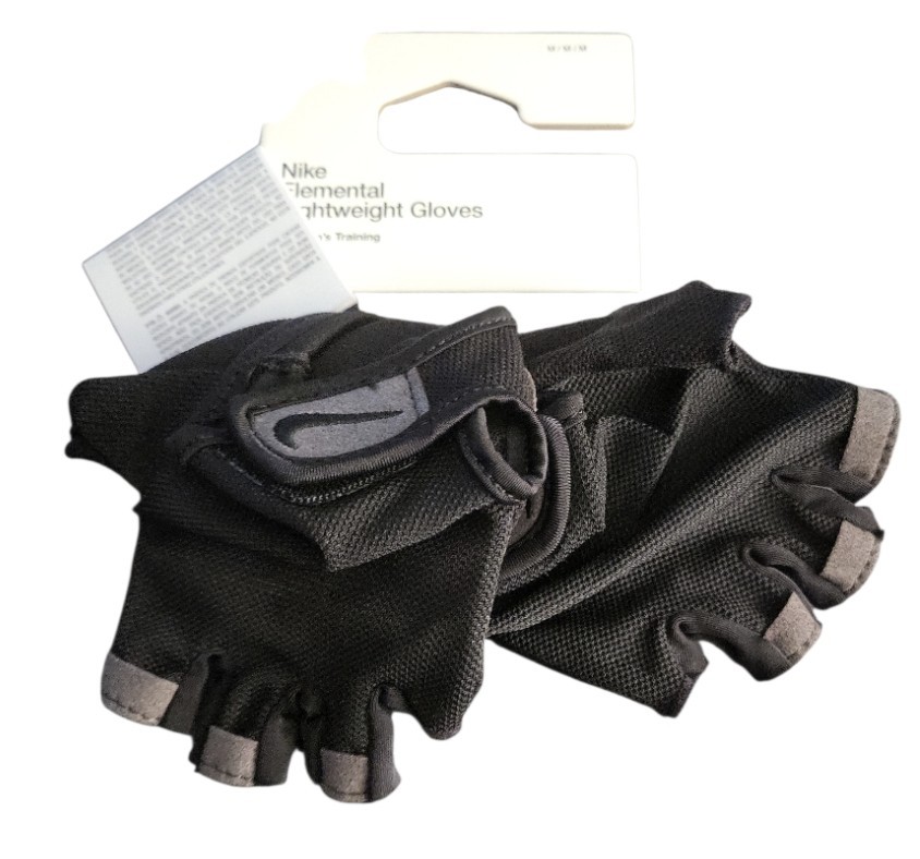 Nike Women's Gym Elemental Training Gloves Size Medium - Black