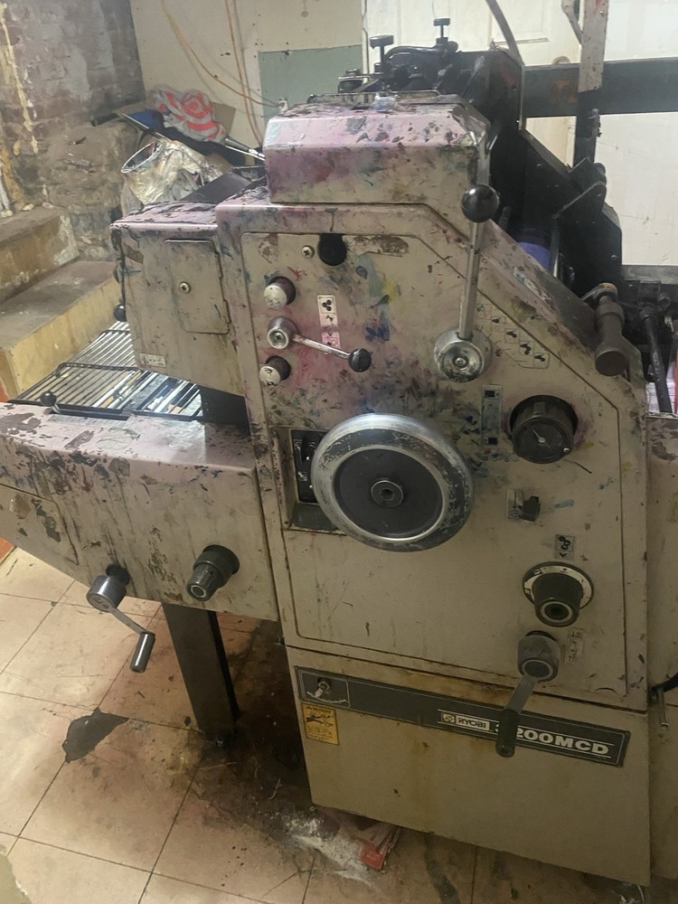 Ryobi 200MCD Sheet-Fed Offset Printing Press with Control Panel