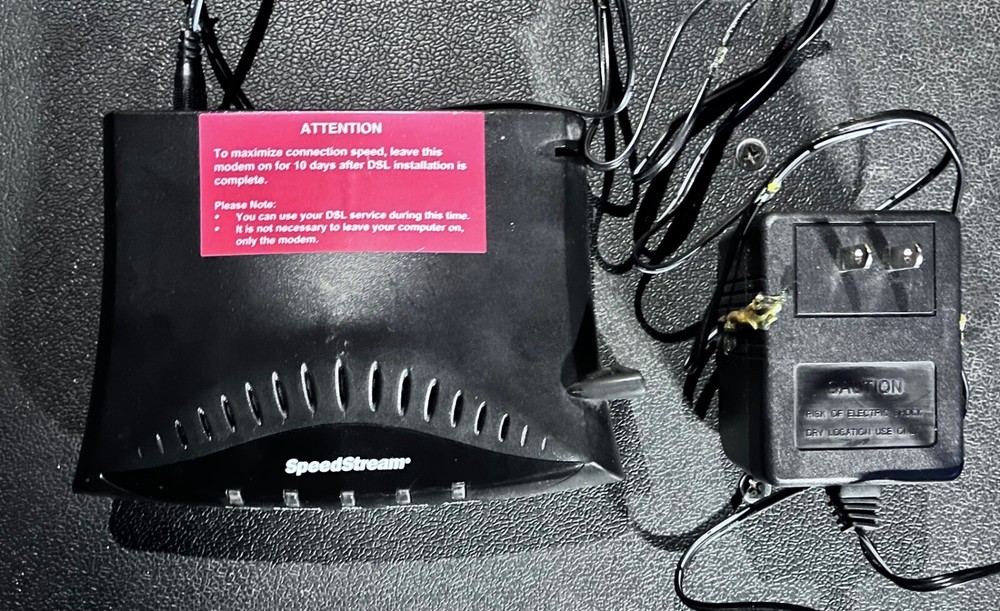 Efficient Networks Ethernet ADSL Modem with Power Supply