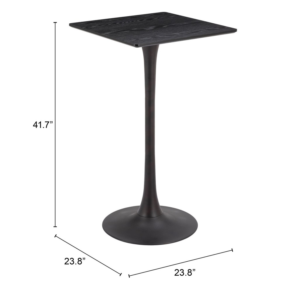 Valleta Bar Table Black