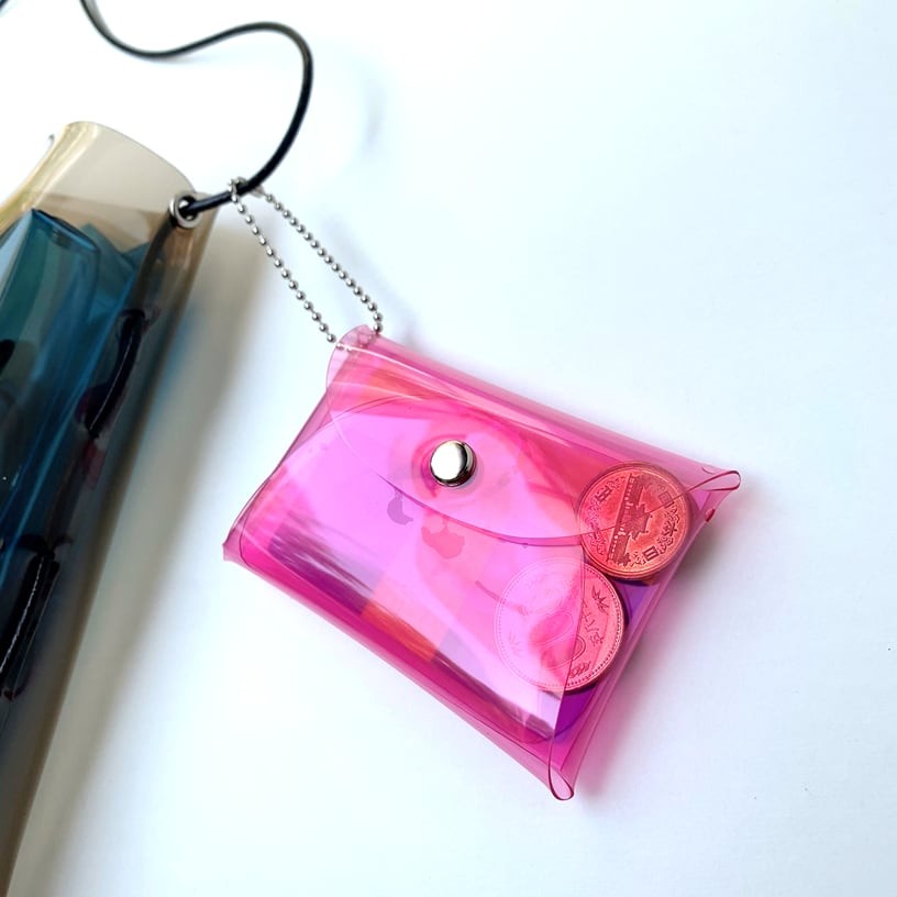 Aurora Mini Wallet (Just) Letter-Style Compact PVC Waterproof Wallet