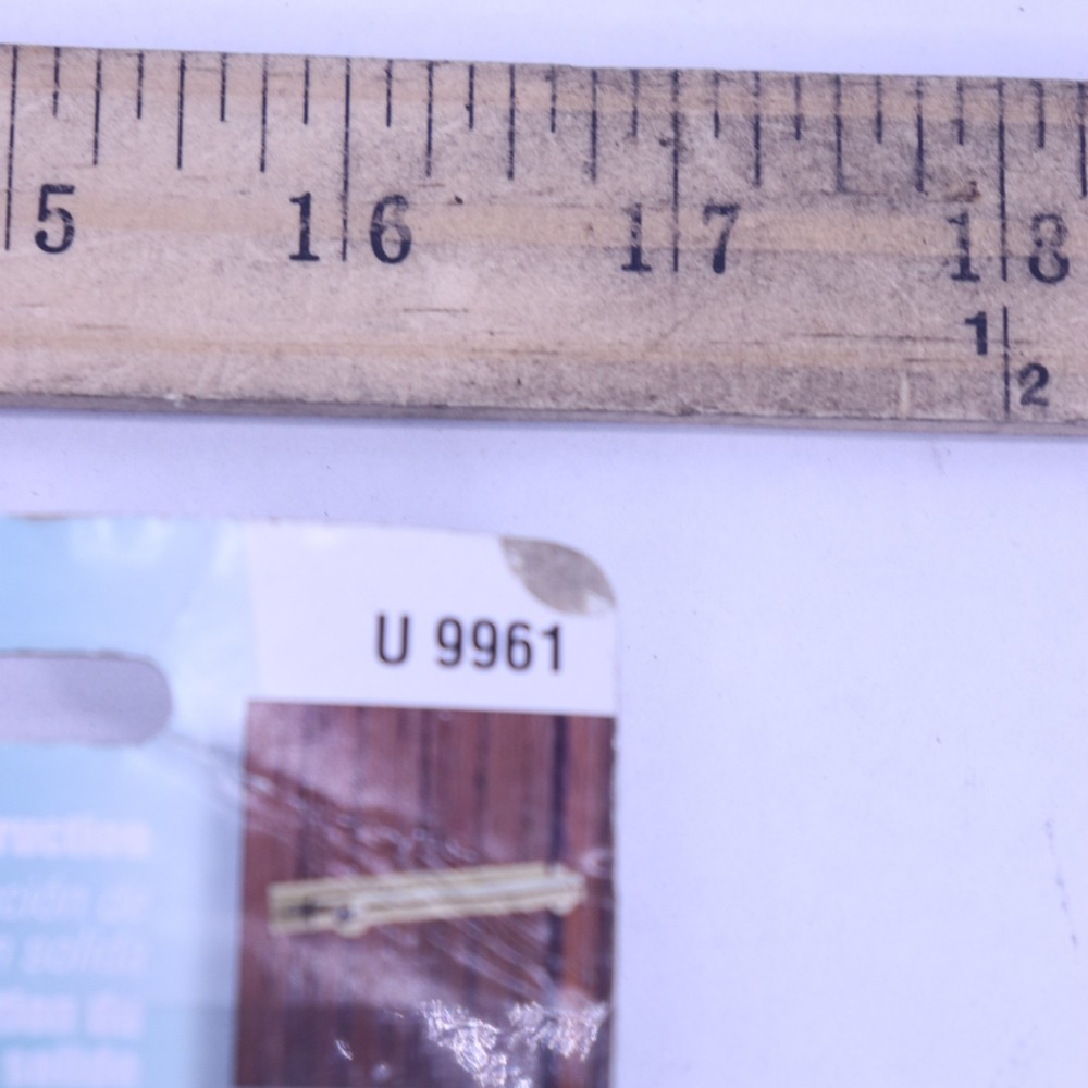 Defender Security Surface Bolt Polished Brass 4"-Missing Latch Plates & Hardware