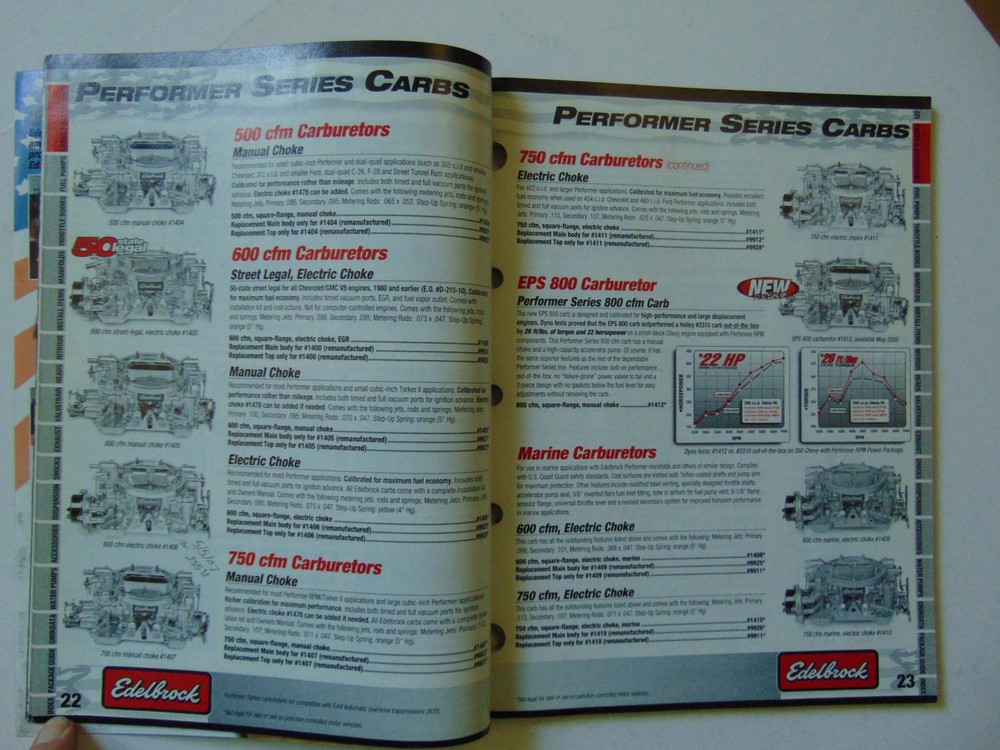 Vintage Original 2000 Edelbrock Performance Catalog