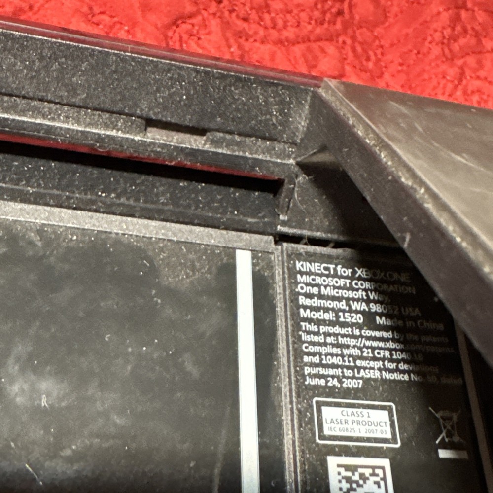 Microsoft Xbox One Kinect Wired Motion Sensor Black Model 1520 OEM