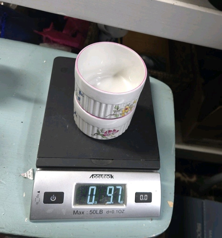 Spode Imperial Cookware Marlboro Sprays Ramekins Oven to Table Ramekins pair