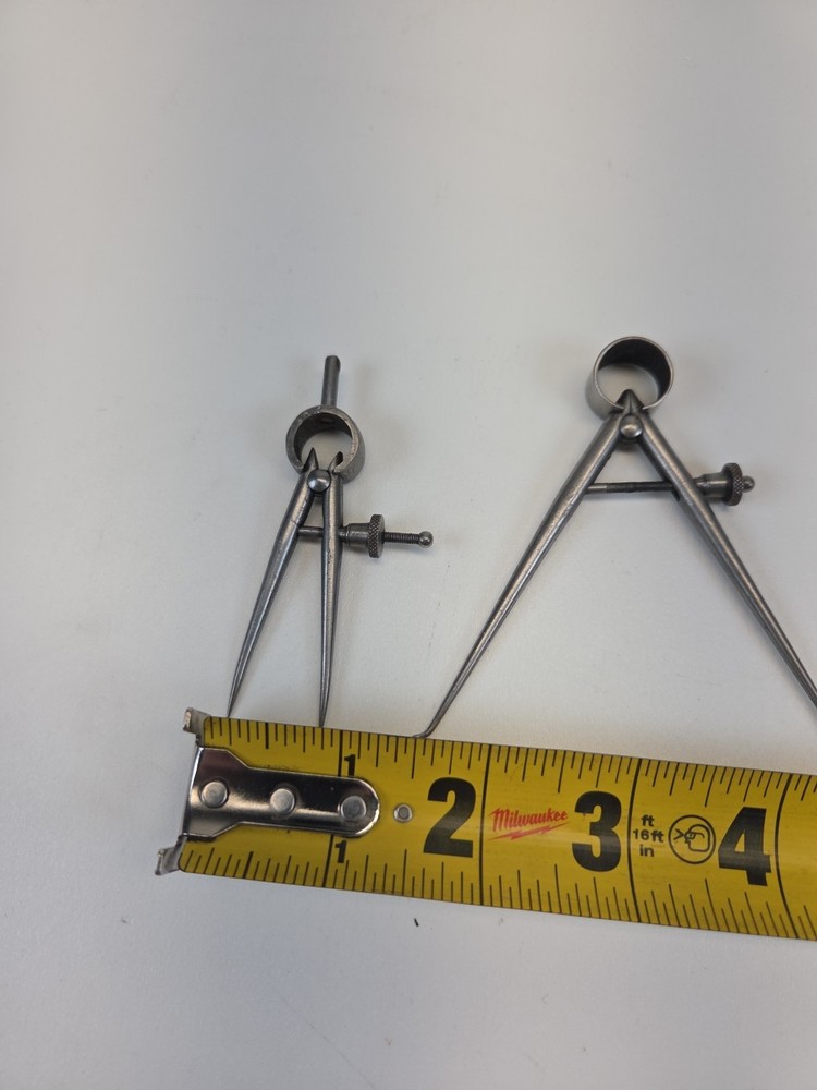 Vintage Lufkin Spring Inside Caliper And Divider