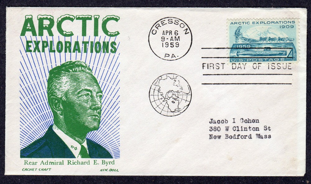 1958 Fort Duquesne Captured 200th (Scott 1123) - Cachet Craft FDC TA855
