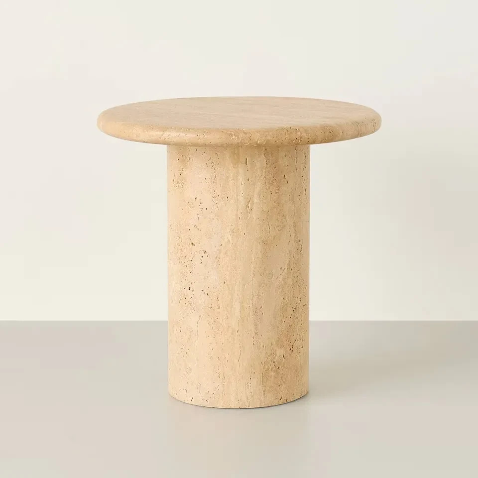 Large Travertine Accent Table - Hearth & Hand with Magnolia