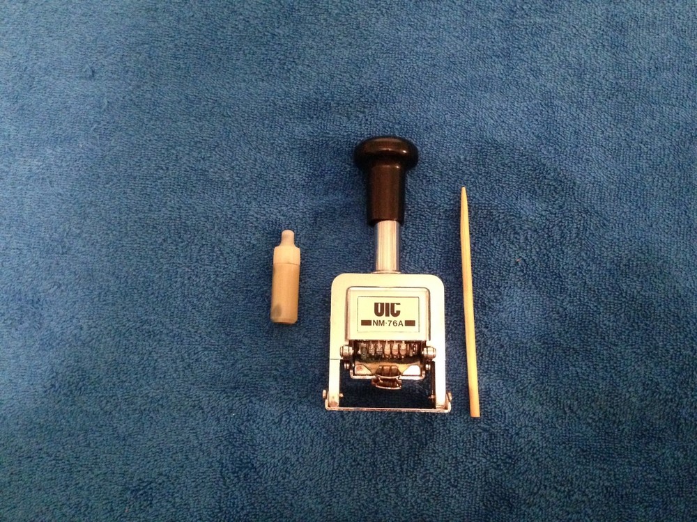 Vintage OIC Auto Numbering Machine