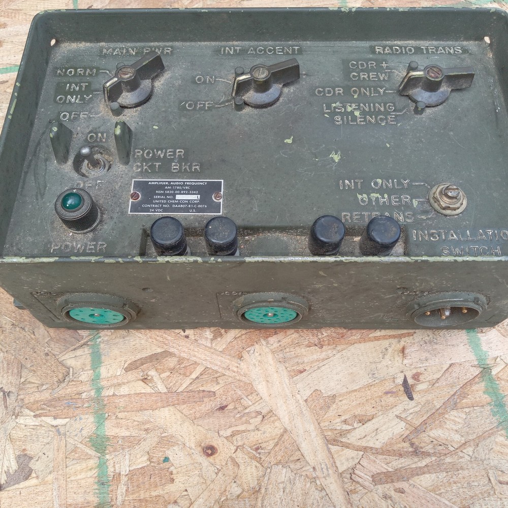 Intercom Control Amplifier Audio Frequency AM-1780/VRC