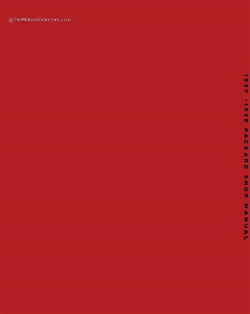 1937 - 1938 Packard Shop Manual