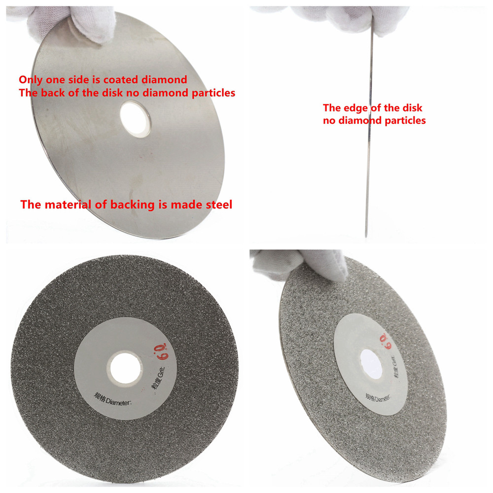 5" Diamond Grinder Blades Grinding Disc Flat Lap Diamond Wheel for Angle Grinder