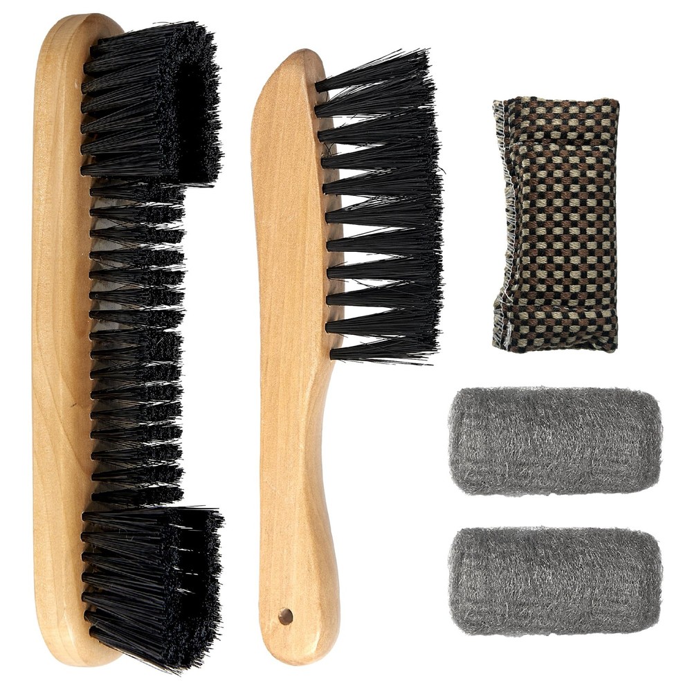 Pool Table Brush Set for Felt, 5 Kit Billiard Table and Rail Cleaning Accessorie