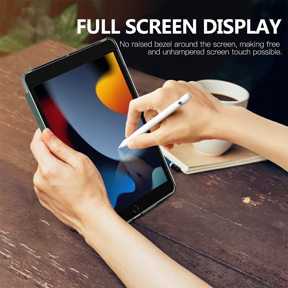 Midnight Green iPad 9th 8th 7th Gen Case Auto Wake Sleep Adjustable Angles