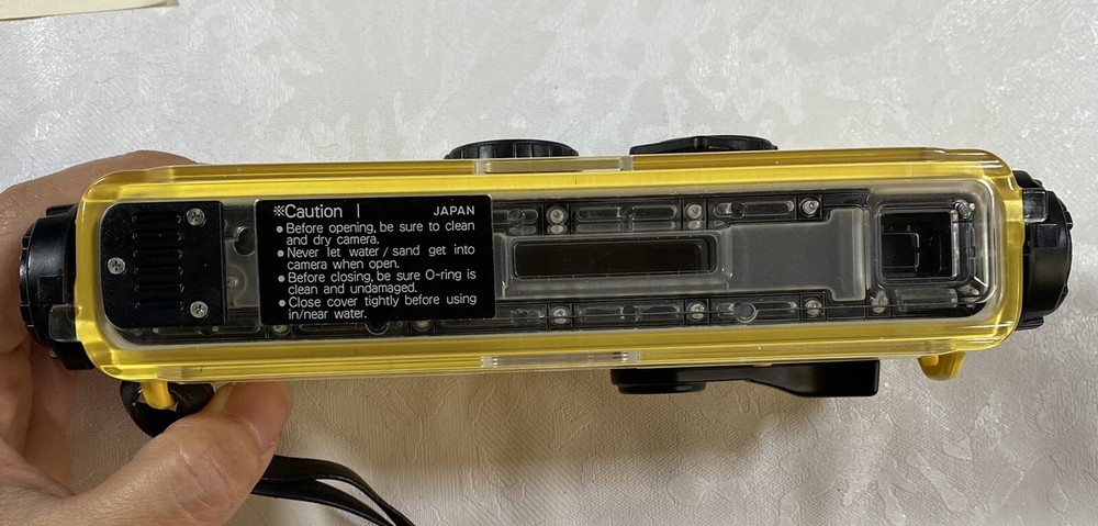 Minolta Weathermatic Waterproof Underwater Camera Original Packaging Untested