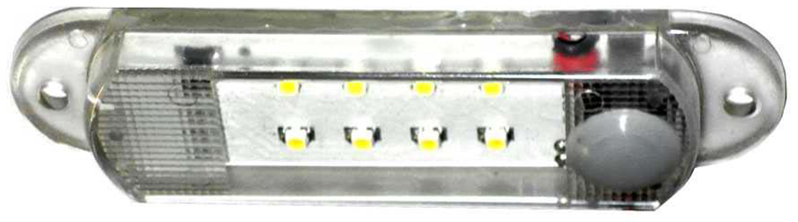 SNUGTOP 718478 LED 12V TRUCK CAMPER CAP INTERIOR DOME LIGHT ON/OFF SWITCH BUTTON