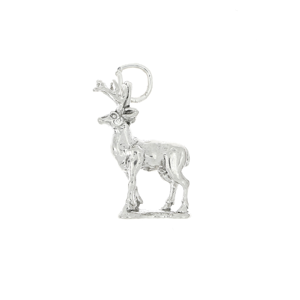 Sterling Silver Buck Deer Charm or Pendant