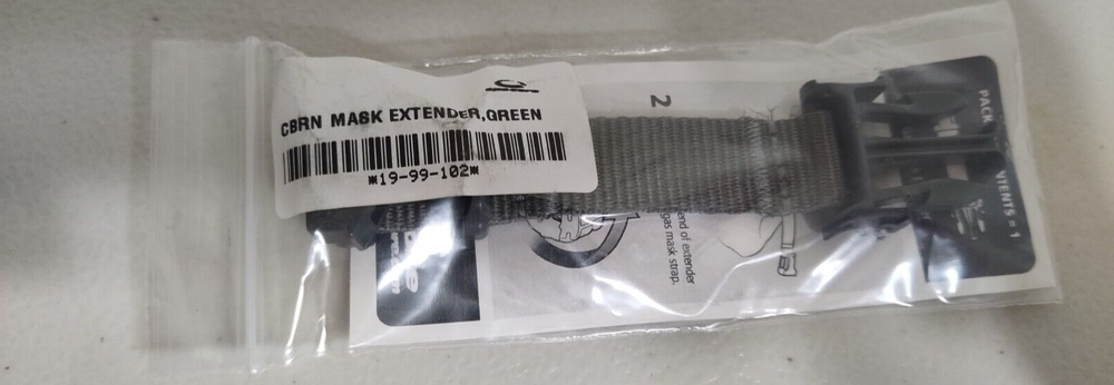 OPS-CORE CBRNE CHINSTRAP EXTENDER FOLIAGE GREEN NEW