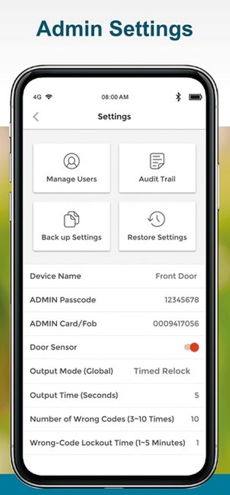 Seco-Larm PR-B1124-PQ ENFORCER Bluetooth Access Controller Proximity Card Reader